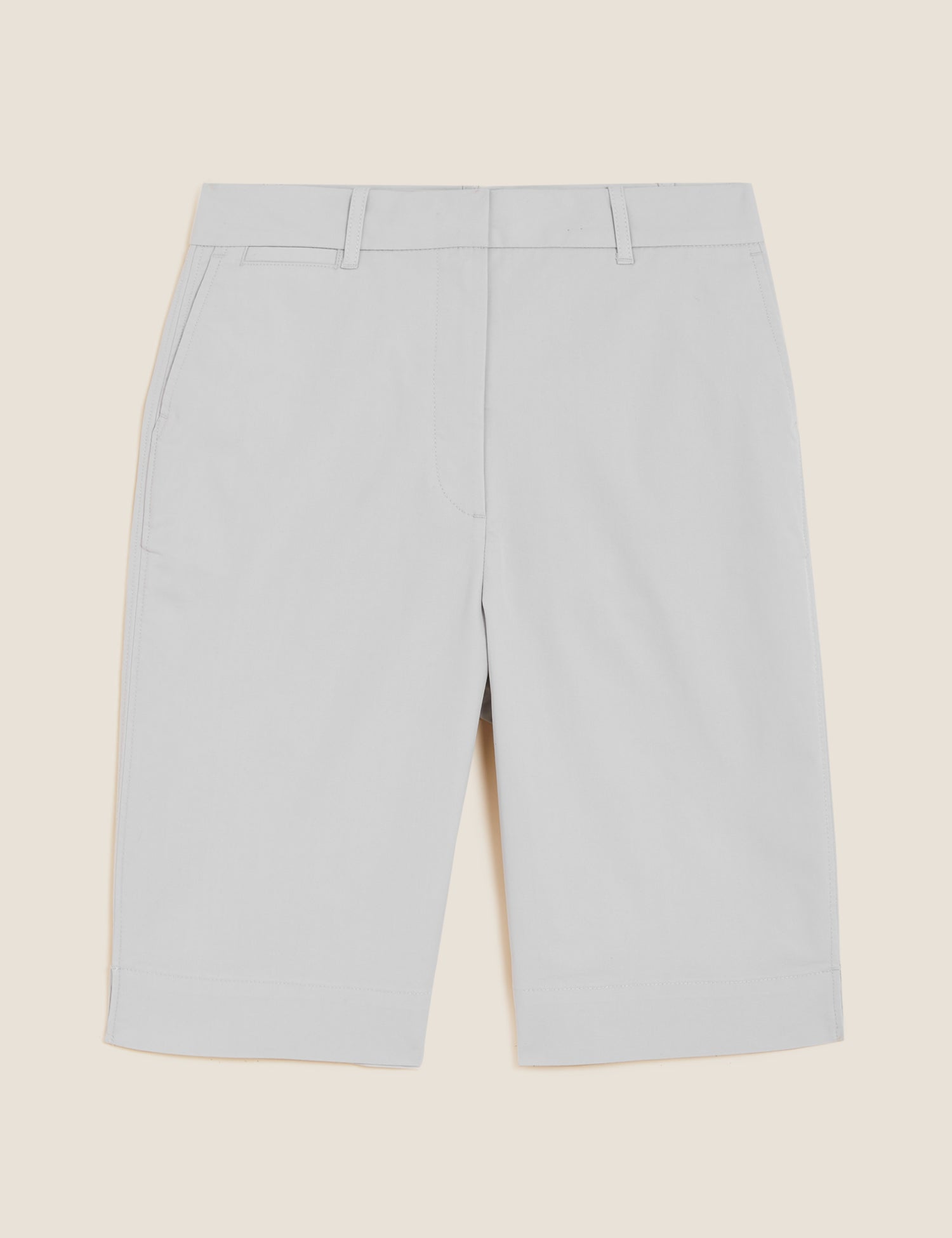 Cotton Rich Knee Length Chino Shorts