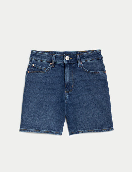 Buy Marks & Spencer Denim Shorts T743232EBLACK Denim (15-16 Years) at  Amazon.in