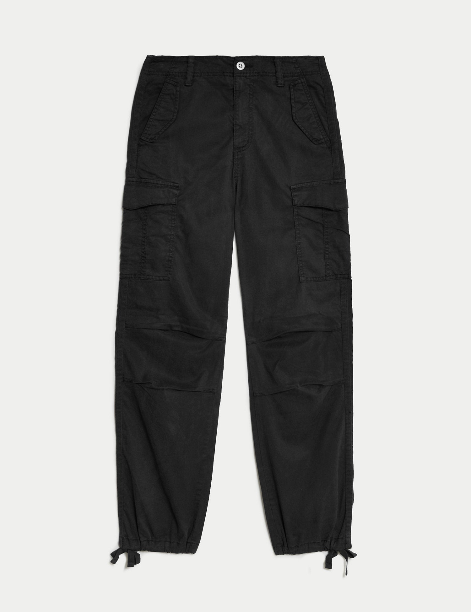 Lyocell™ Rich Cargo Straight Leg Trousers