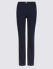 Cotton Rich Stretch Straight Leg Trousers