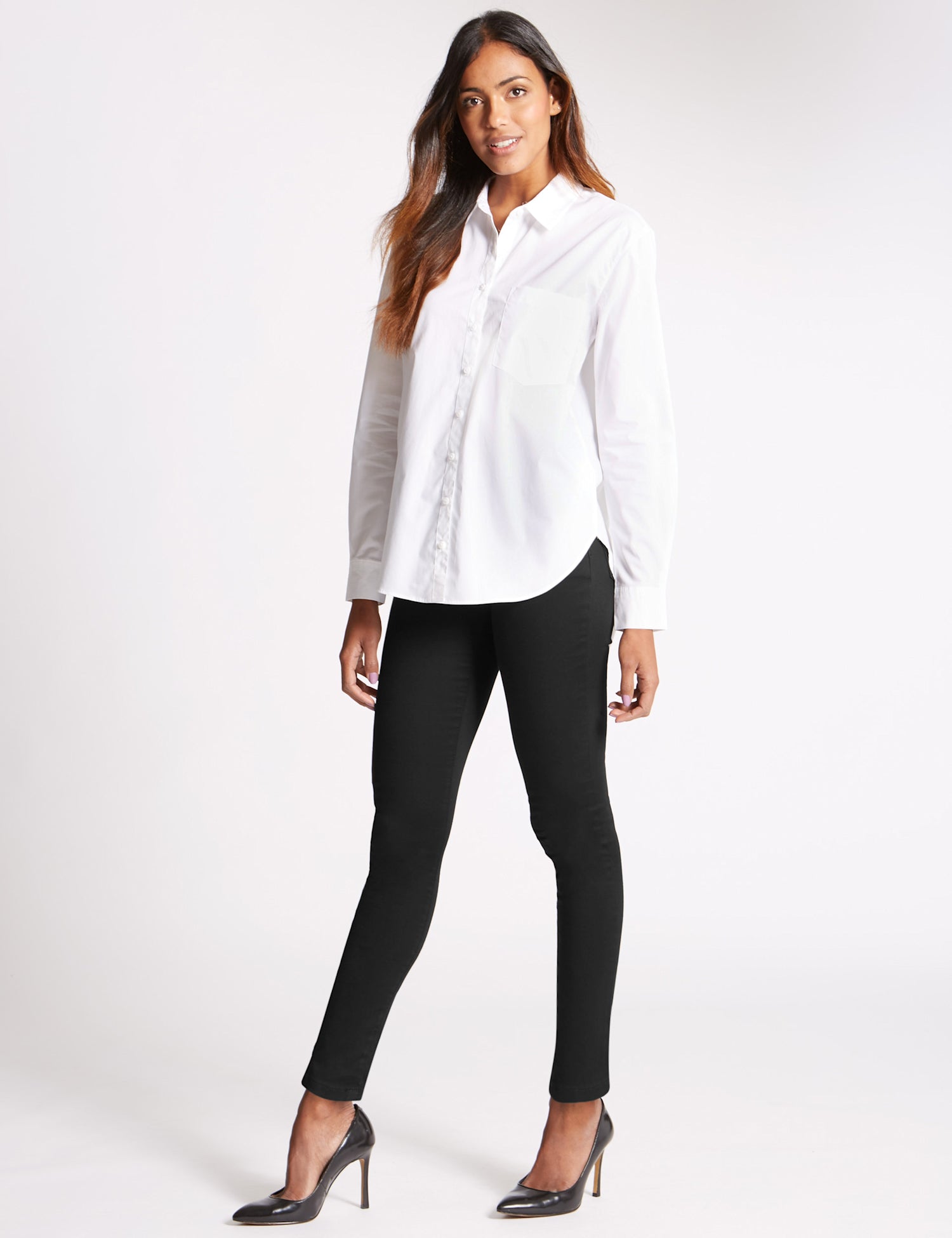 Sculpt & Lift Mid Rise Skinny Leg Jeans