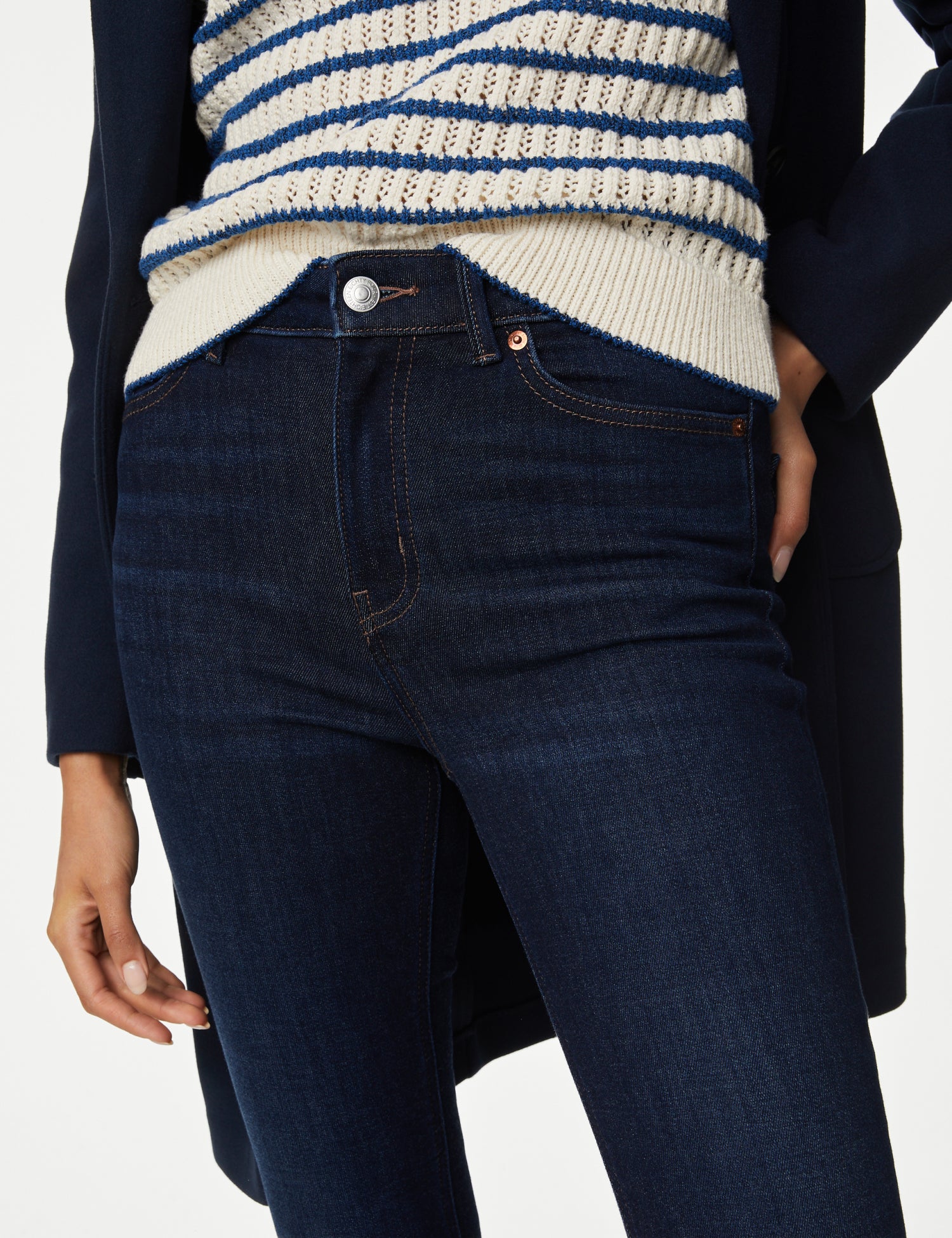 Ivy Thermal High Waisted Skinny Jeans