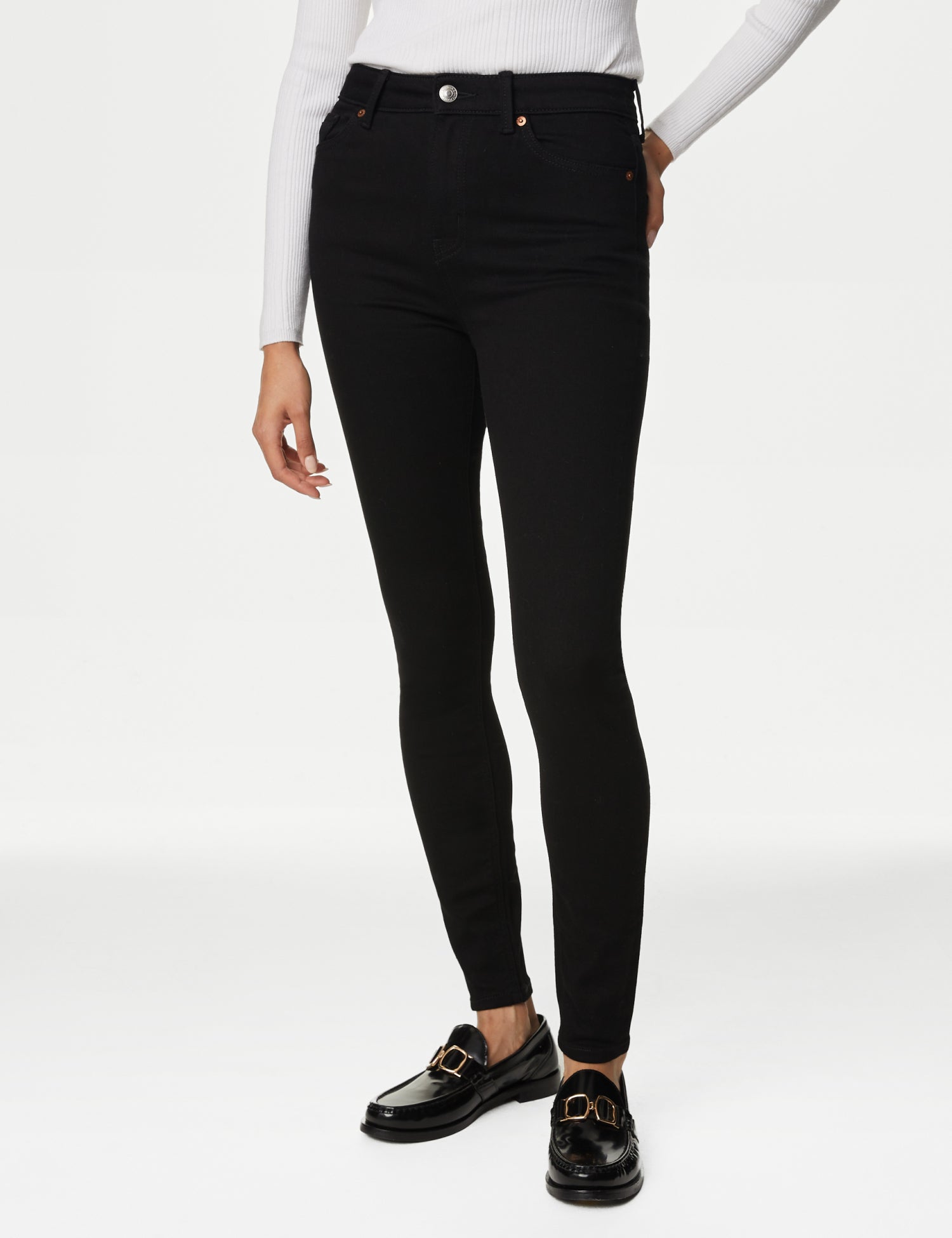 Ivy Thermal High Waisted Skinny Jeans