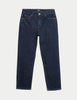 High Waisted Slim Fit Cropped Jeans