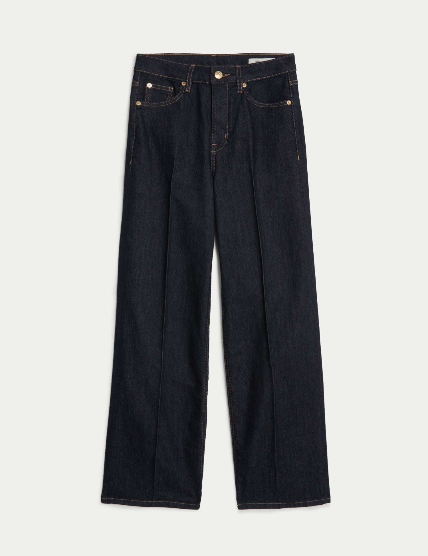 High Waisted Smart Wide Leg Jeans