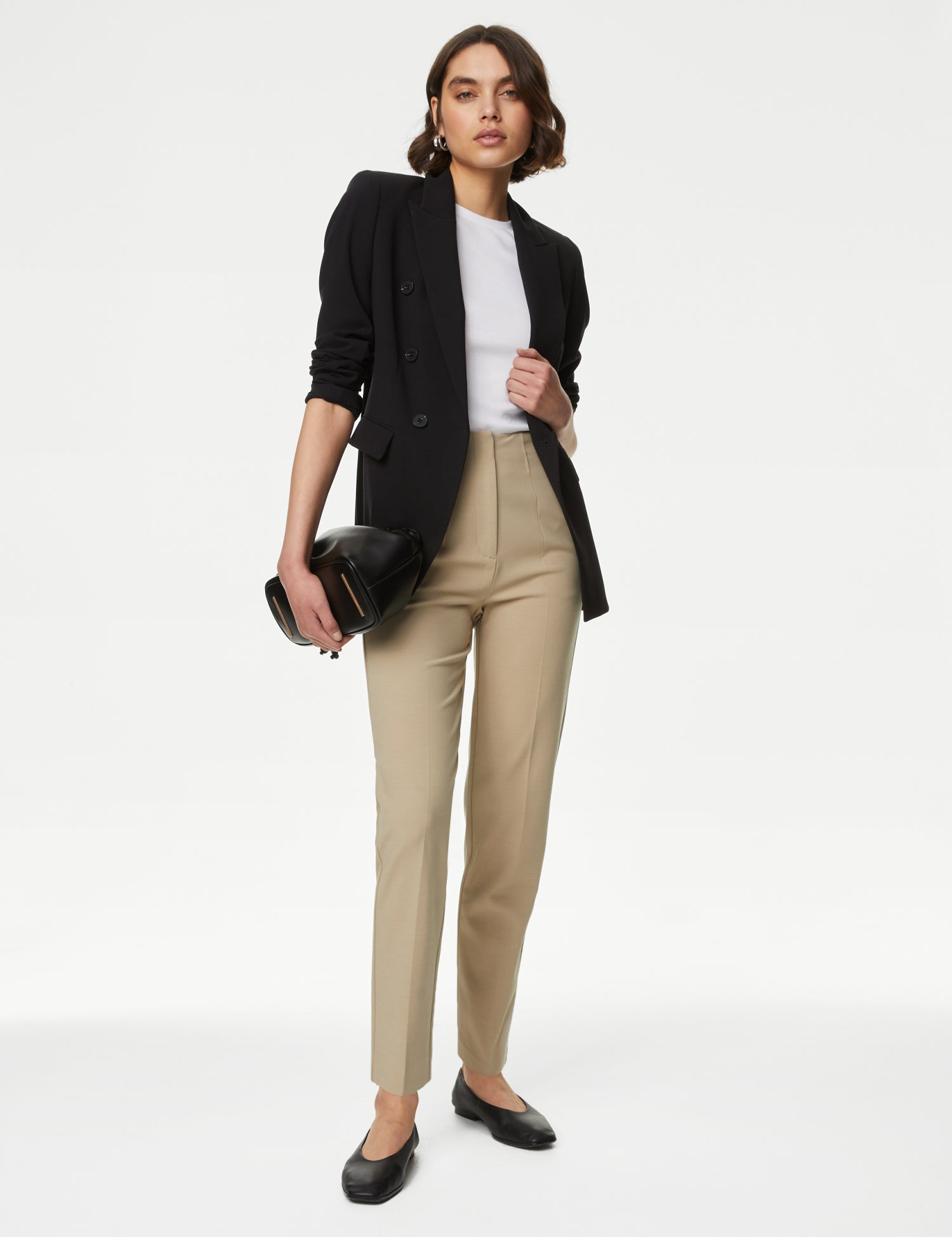 Tapered Ankle Grazer Trousers