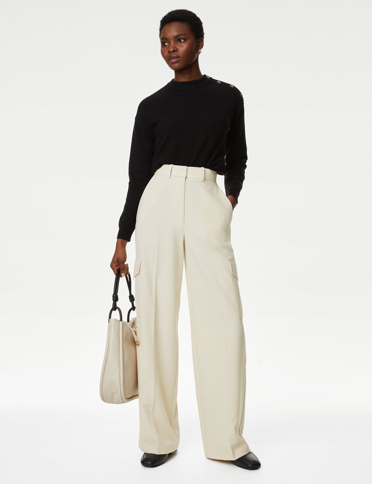 Cargo Wide Leg Trousers