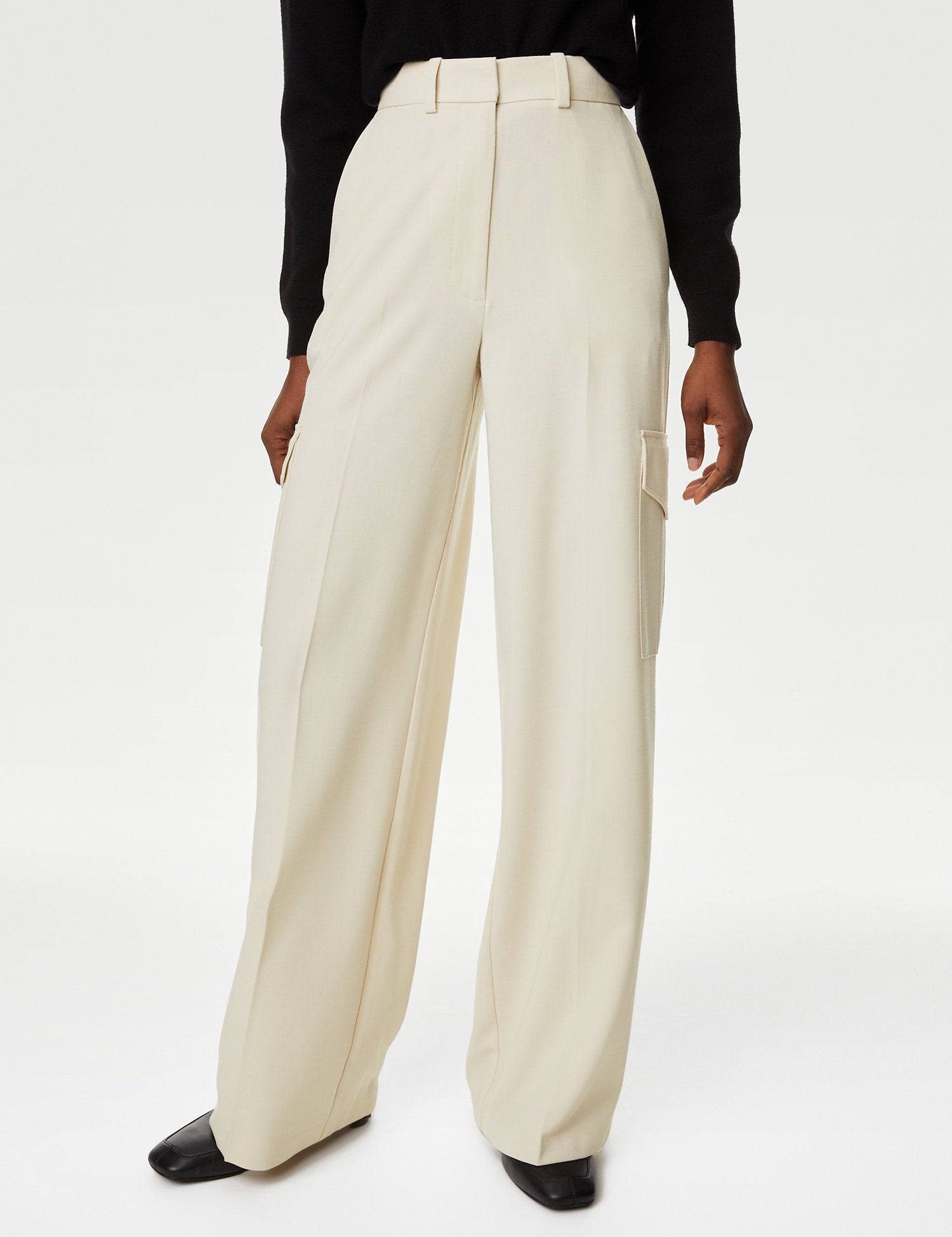 Cargo Wide Leg Trousers