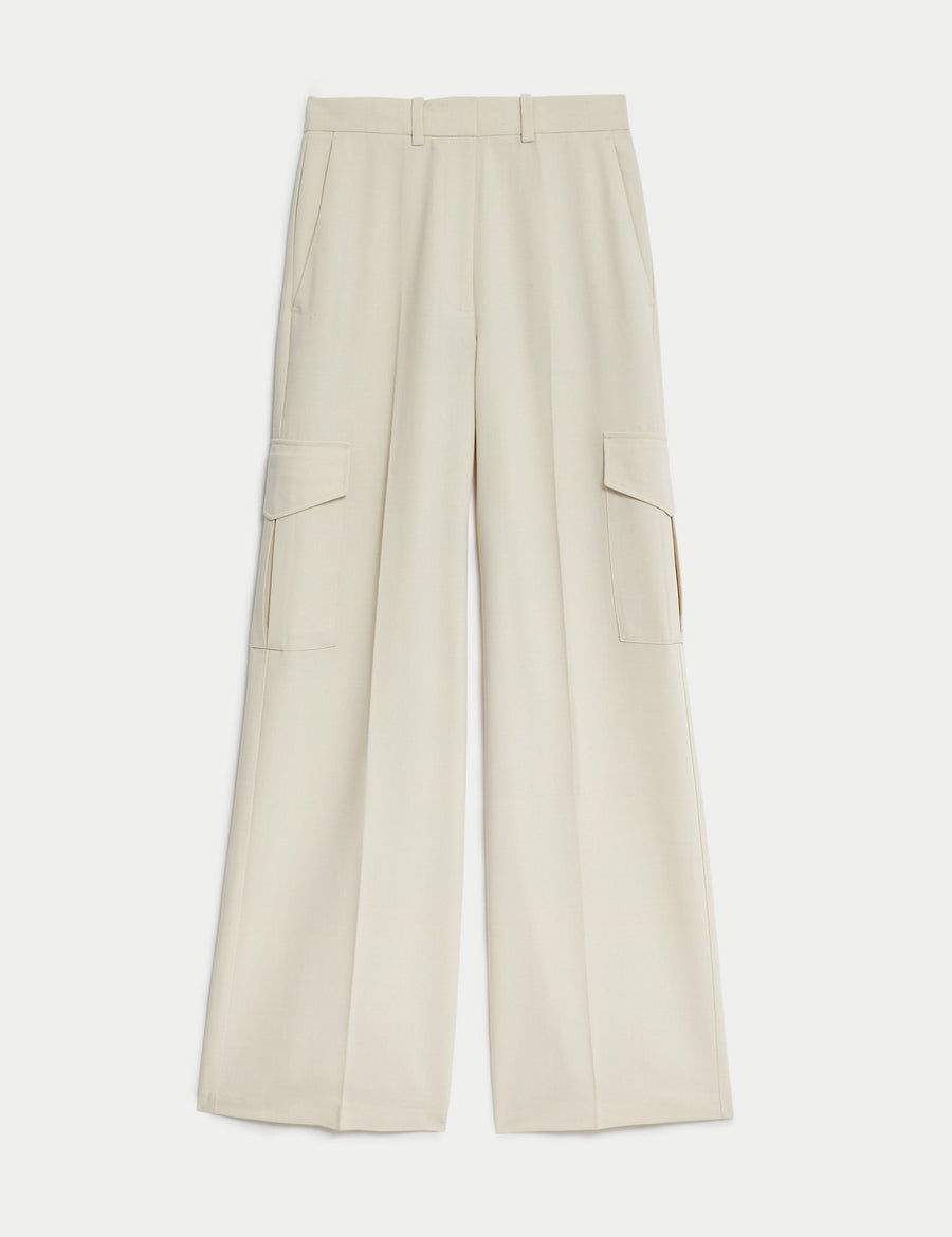 Cargo Wide Leg Trousers