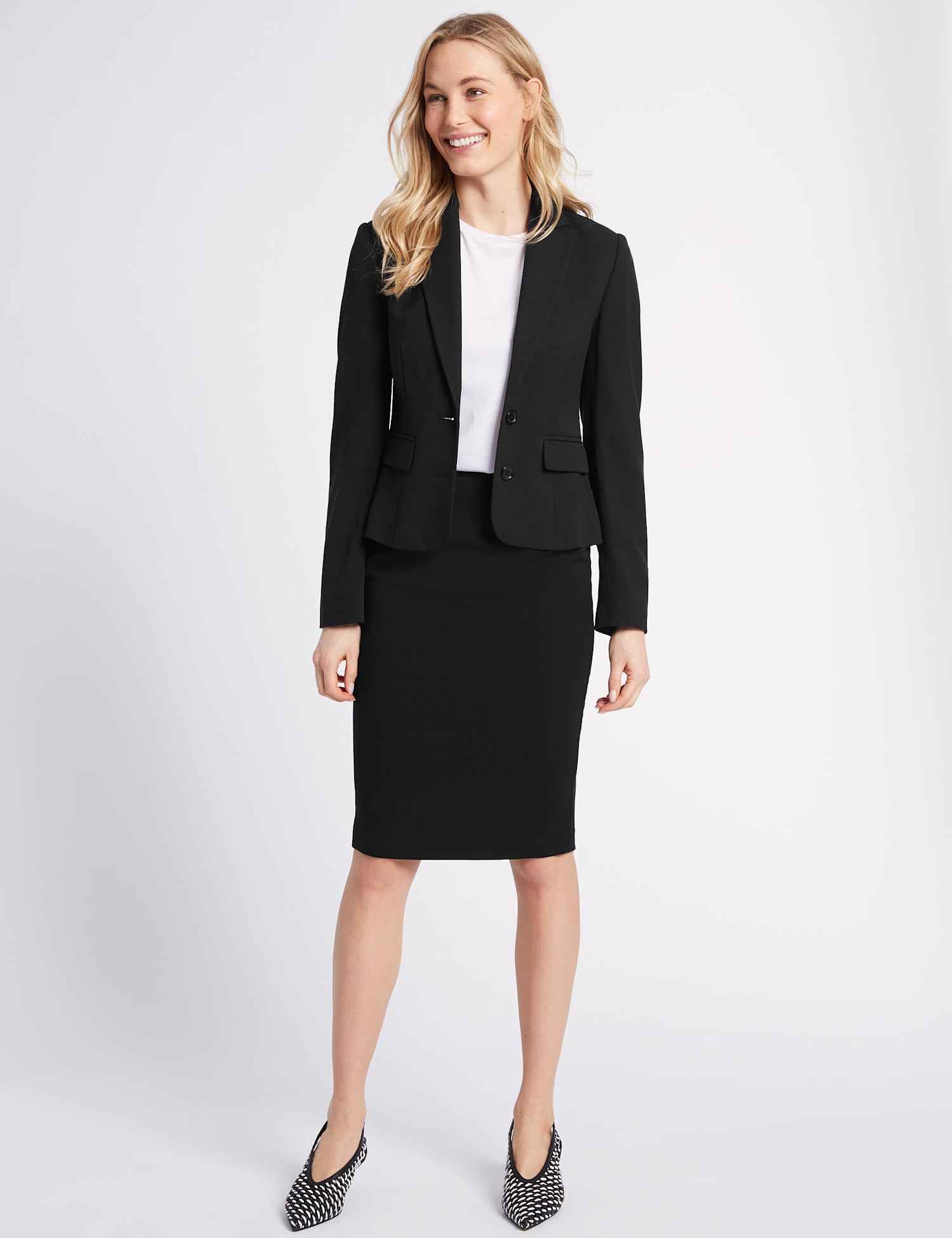Tailored Pencil Skirt