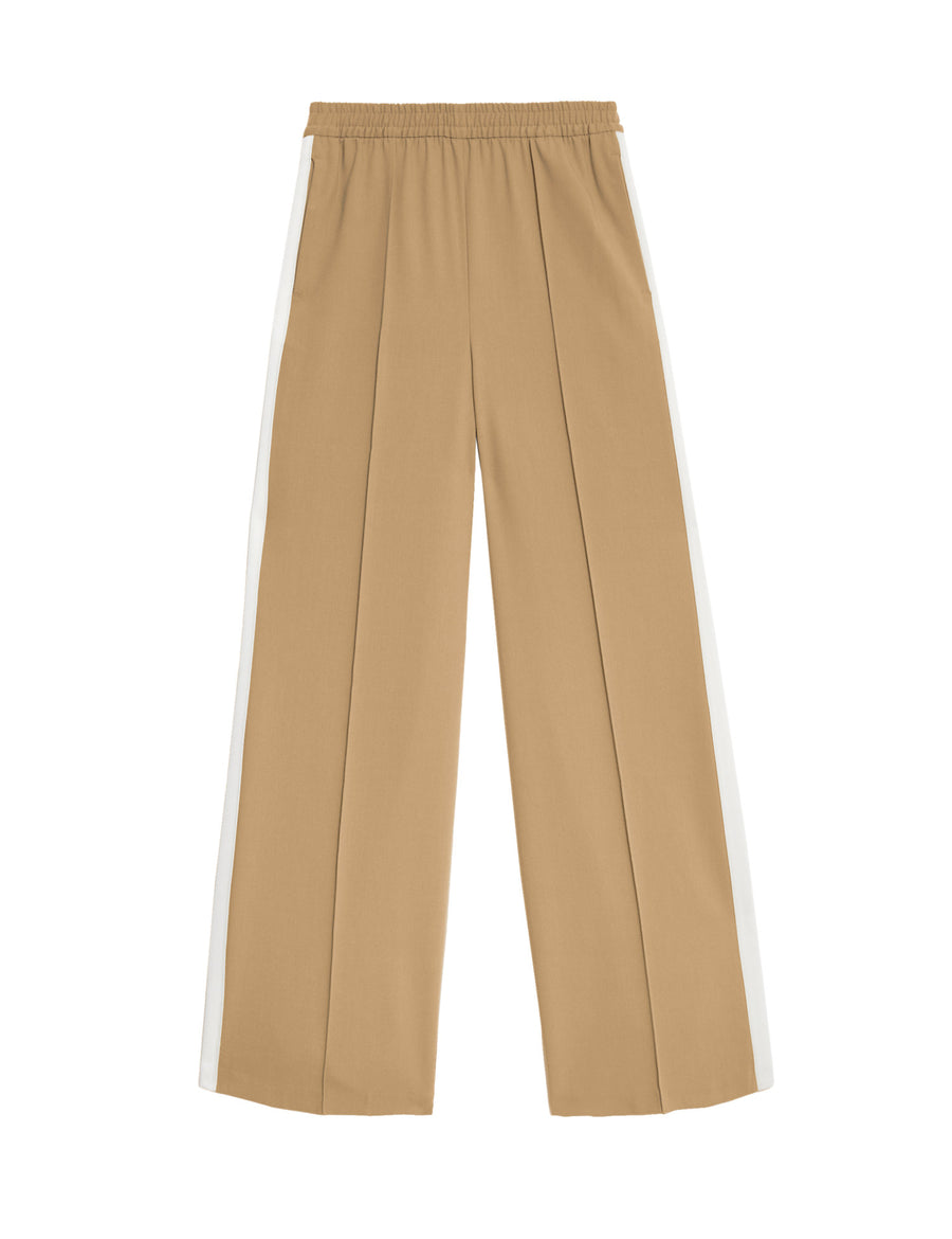 Side Stripe Wide Leg Trousers