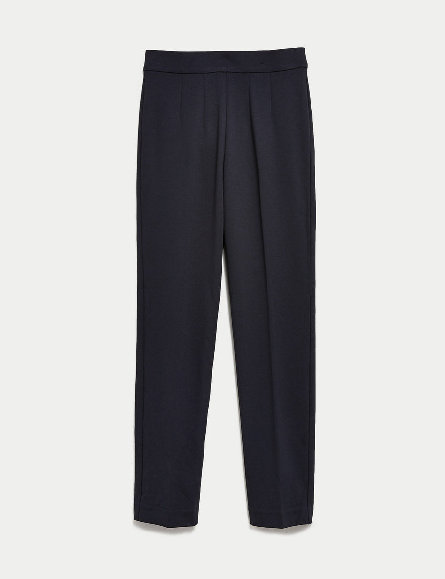 Jersey Slim Fit Ankle Grazer Trousers 