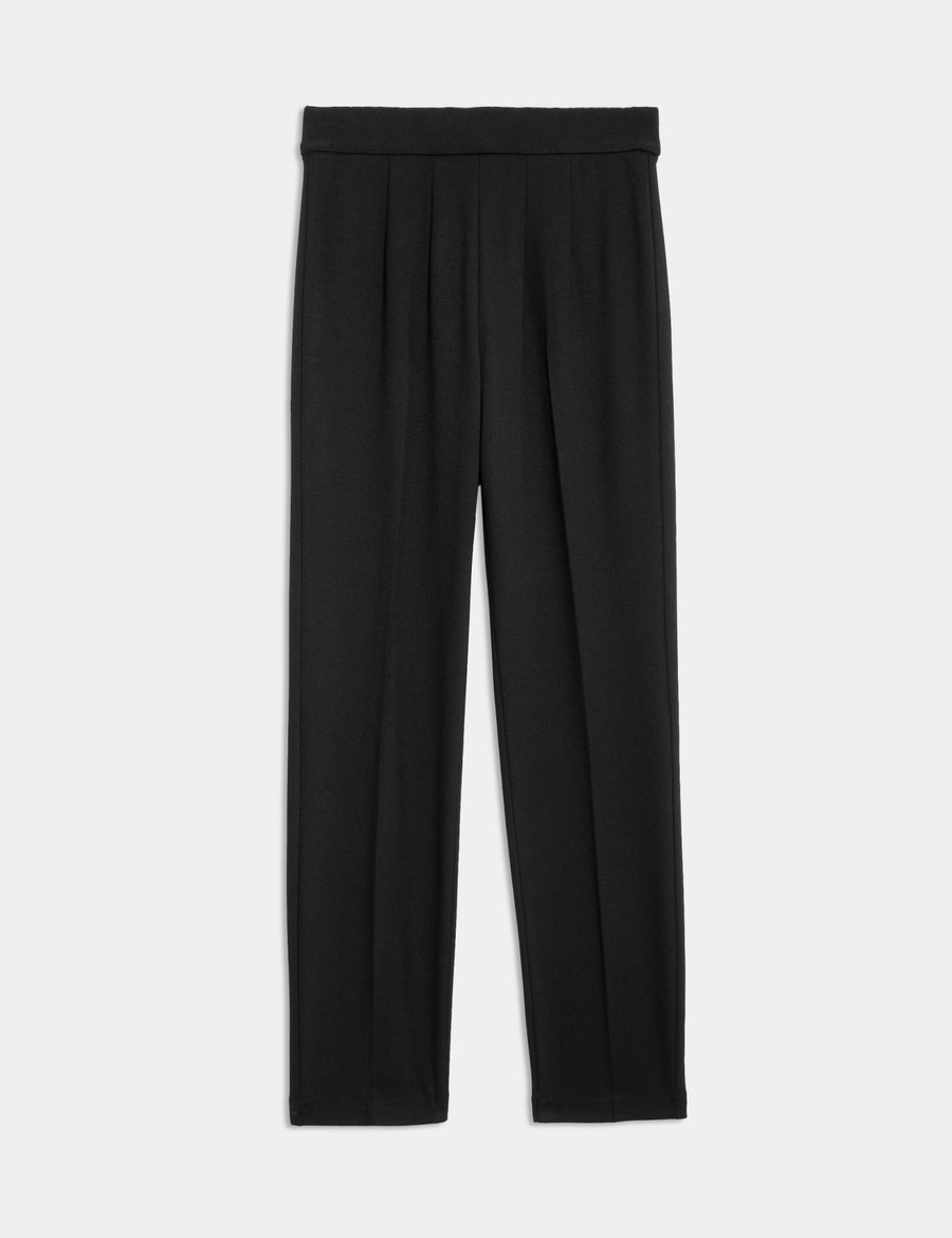 Jersey Slim Fit Ankle Grazer Trousers 