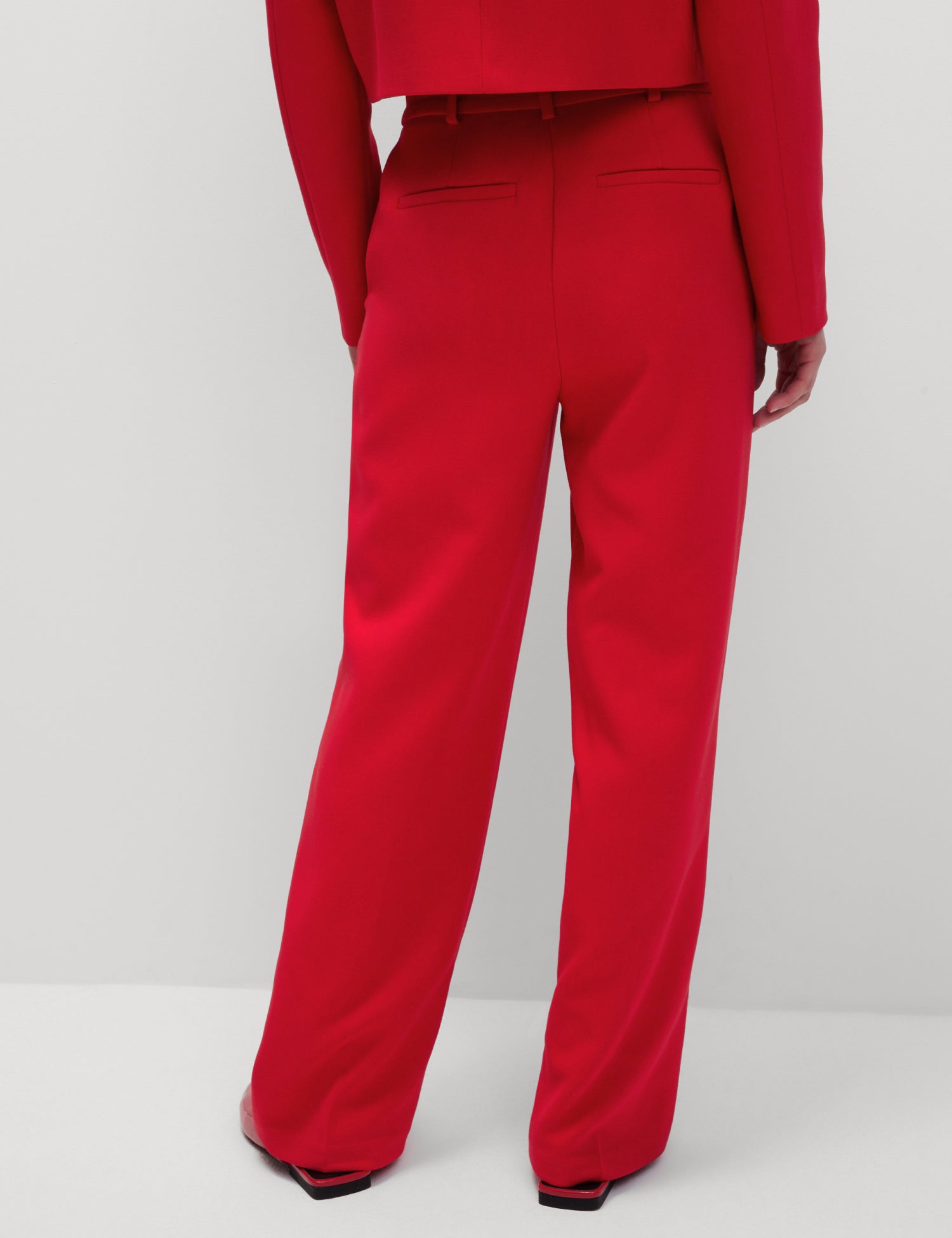 Tailored Straight Leg Trousers