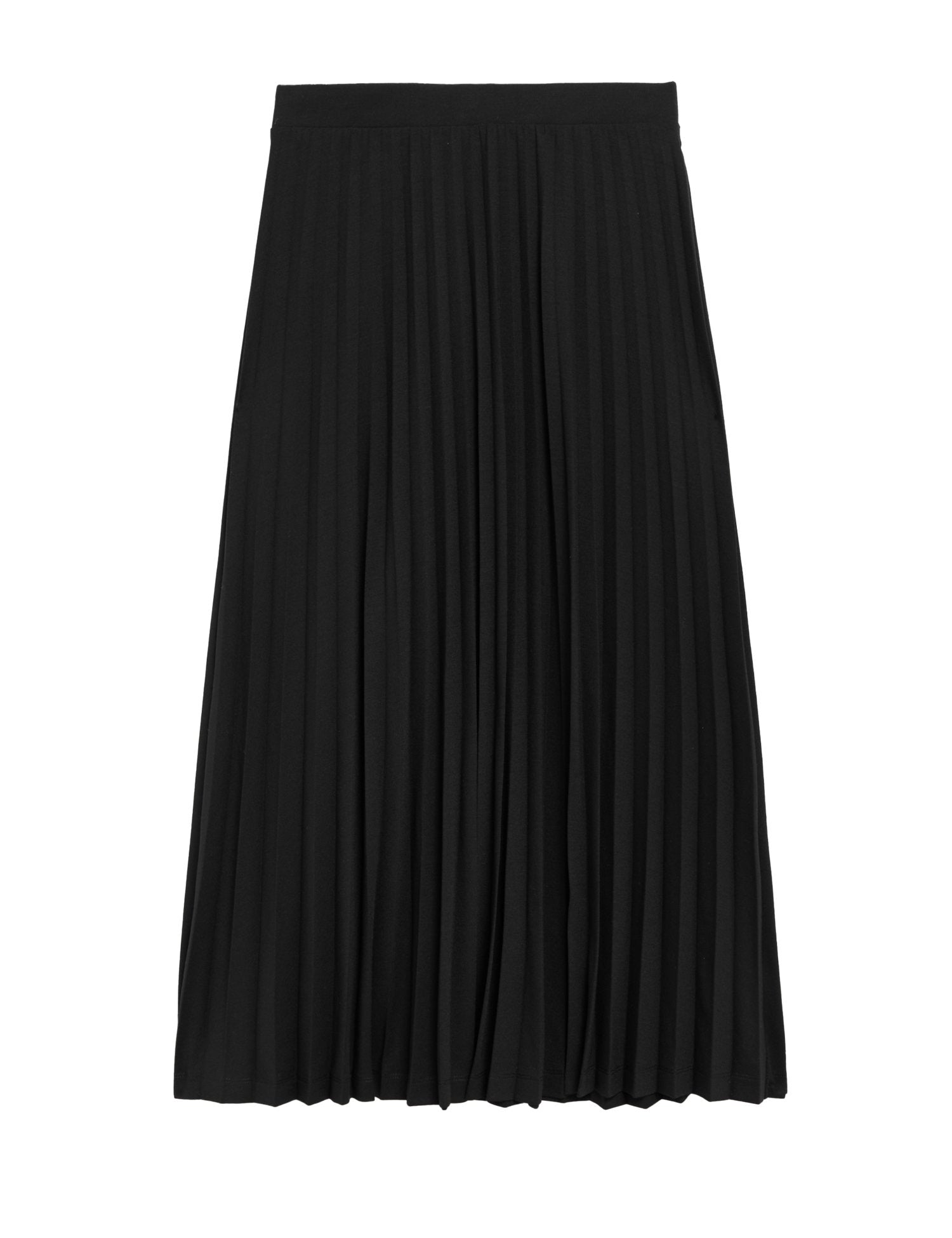 Jersey Pleated Midaxi Skirt