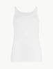 Cotton Built-up Shoulder Vest