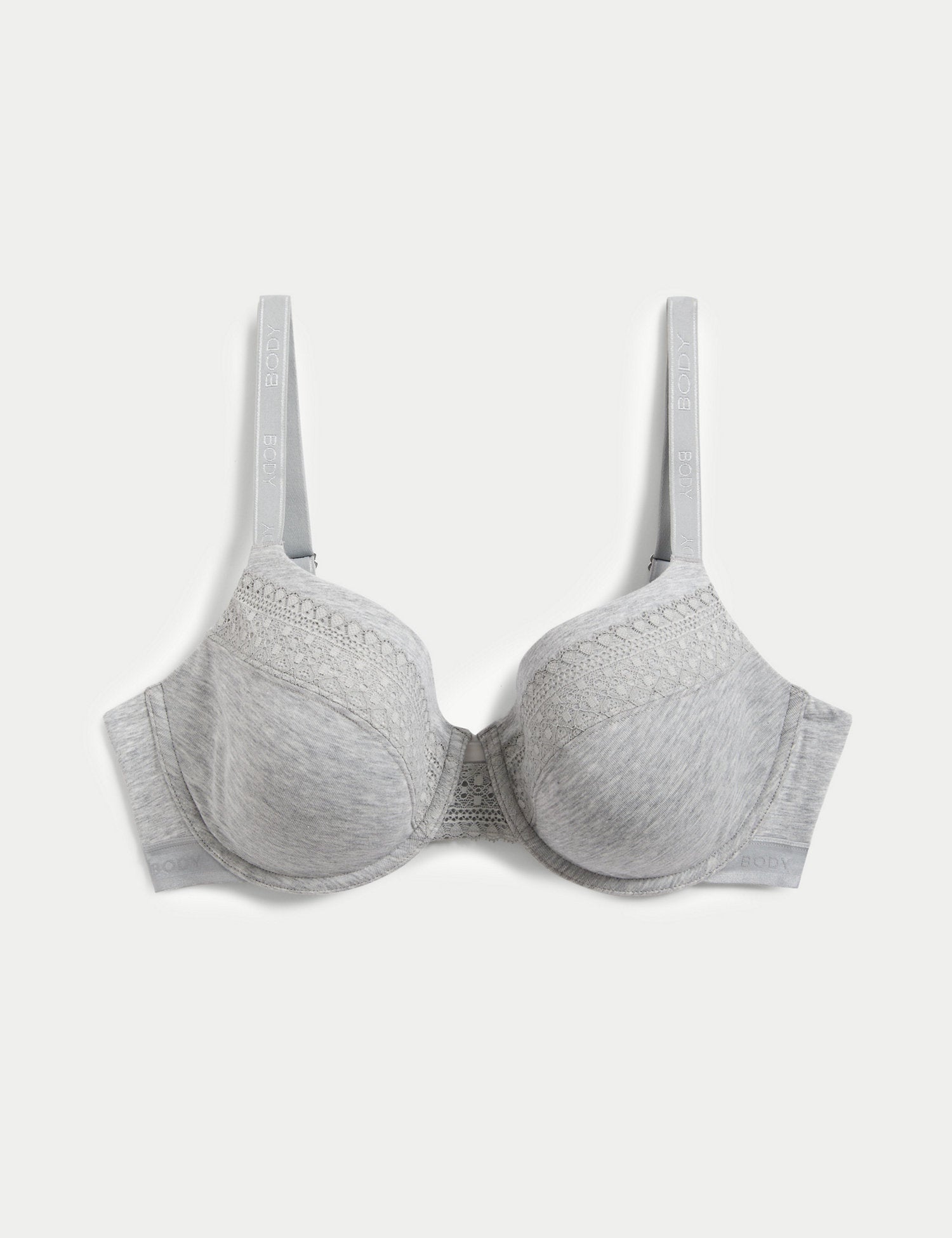 Buy Cotton Padded Non-Wired Teen T-shirt Bra In Grey Online India, Best  Prices, COD - Clovia - BB0029P01