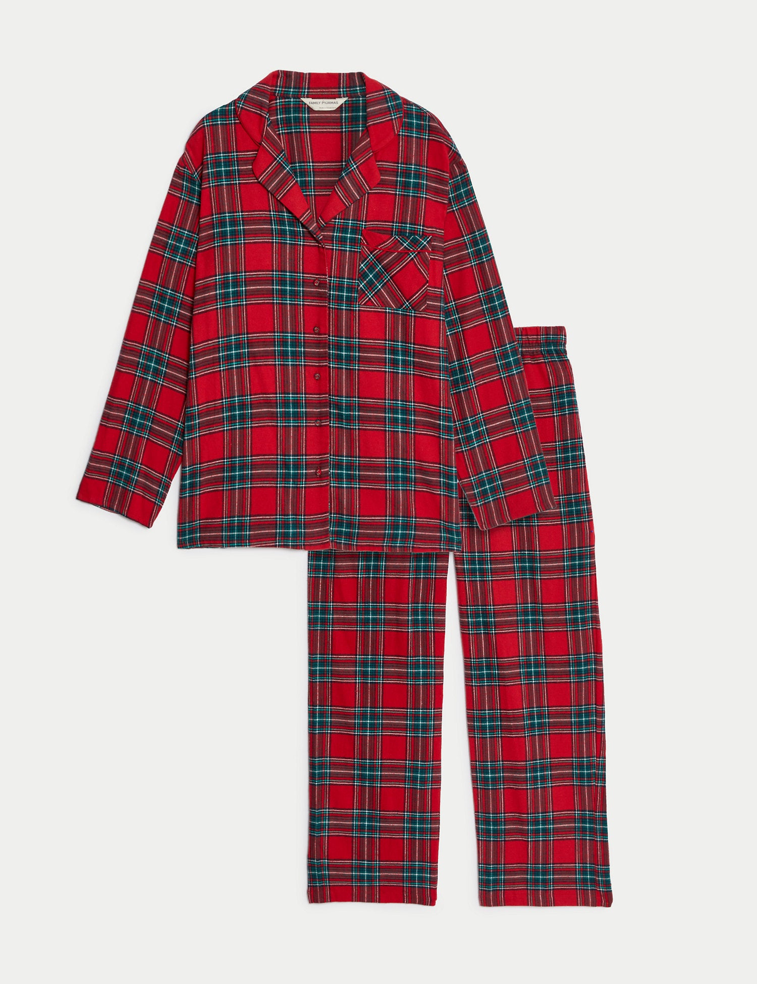 Women's Checked Family Christmas Pyjama Set