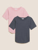 2pk Cotton Modal Cool Comfort™ Pyjama Tops