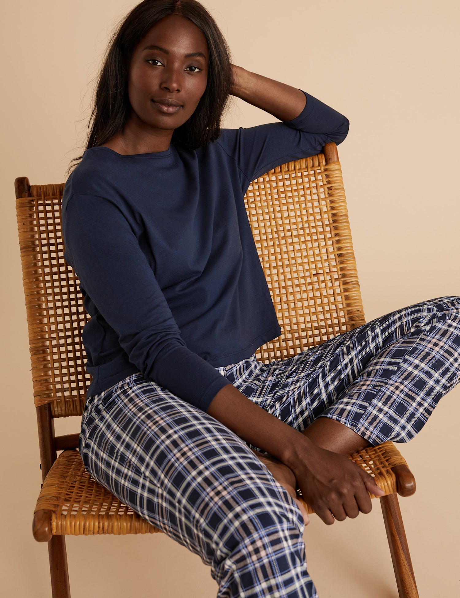 Cotton Checked Pyjama Set