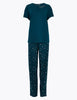 Cotton 'Star Gazer' Slogan Pyjama Set