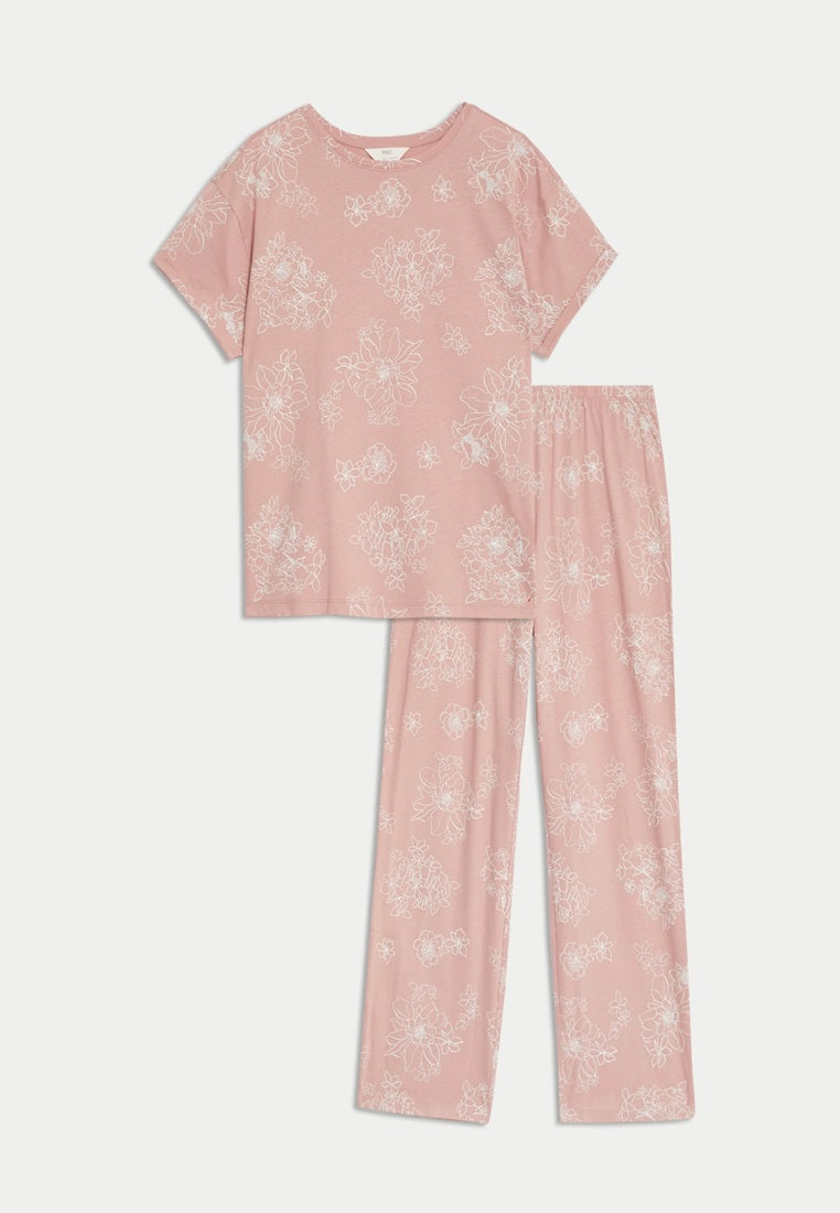 Pure Cotton Printed Pyjama Set