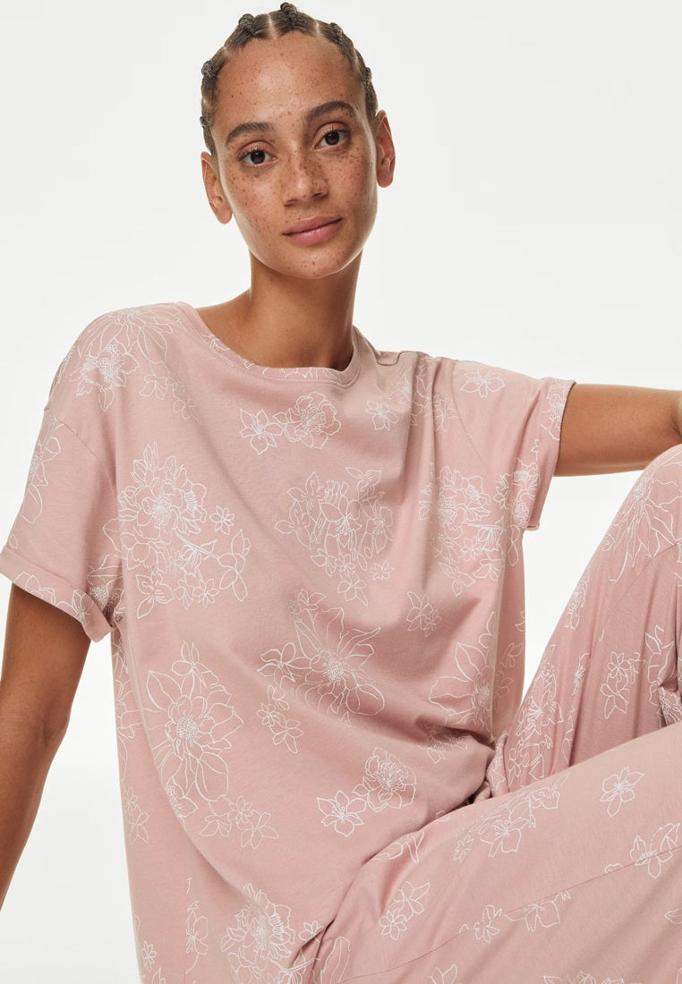 Pure Cotton Printed Pyjama Set