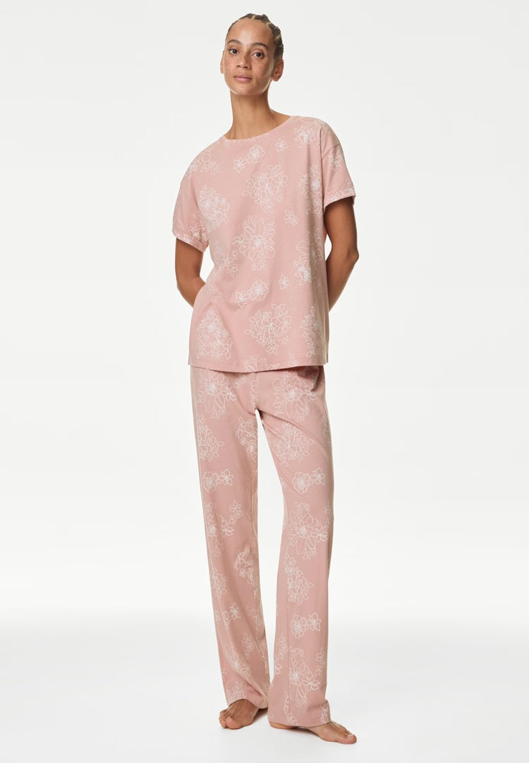 Pure Cotton Printed Pyjama Set