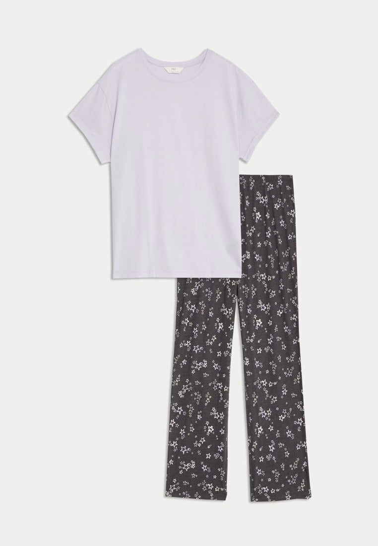 Pure Cotton Printed Pyjama Set