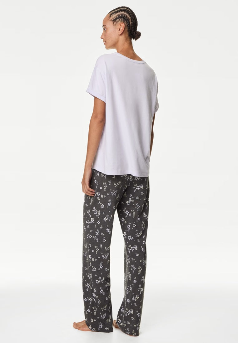 Pure Cotton Printed Pyjama Set