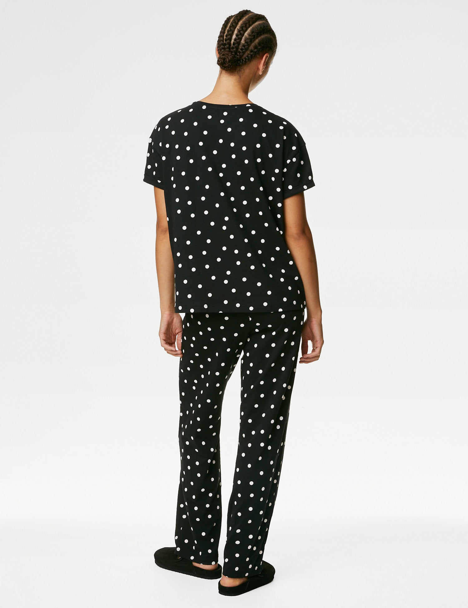 Pure Cotton Polka Dot Pyjama Set