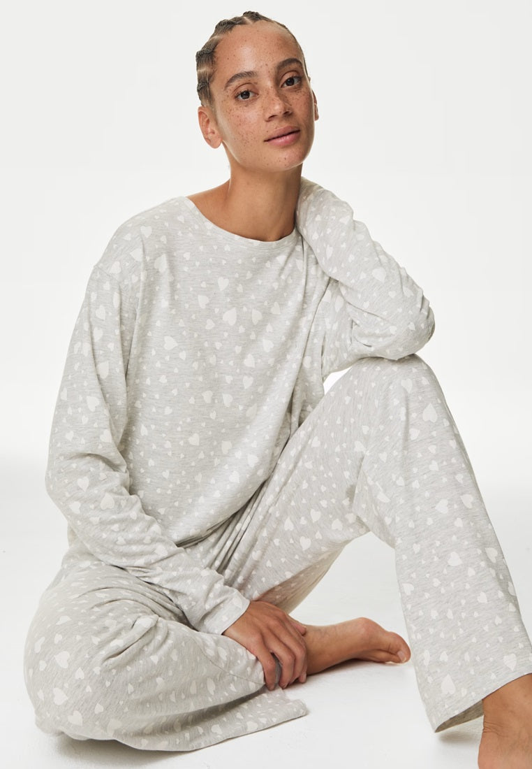 Pure Cotton Printed Pyjama Set