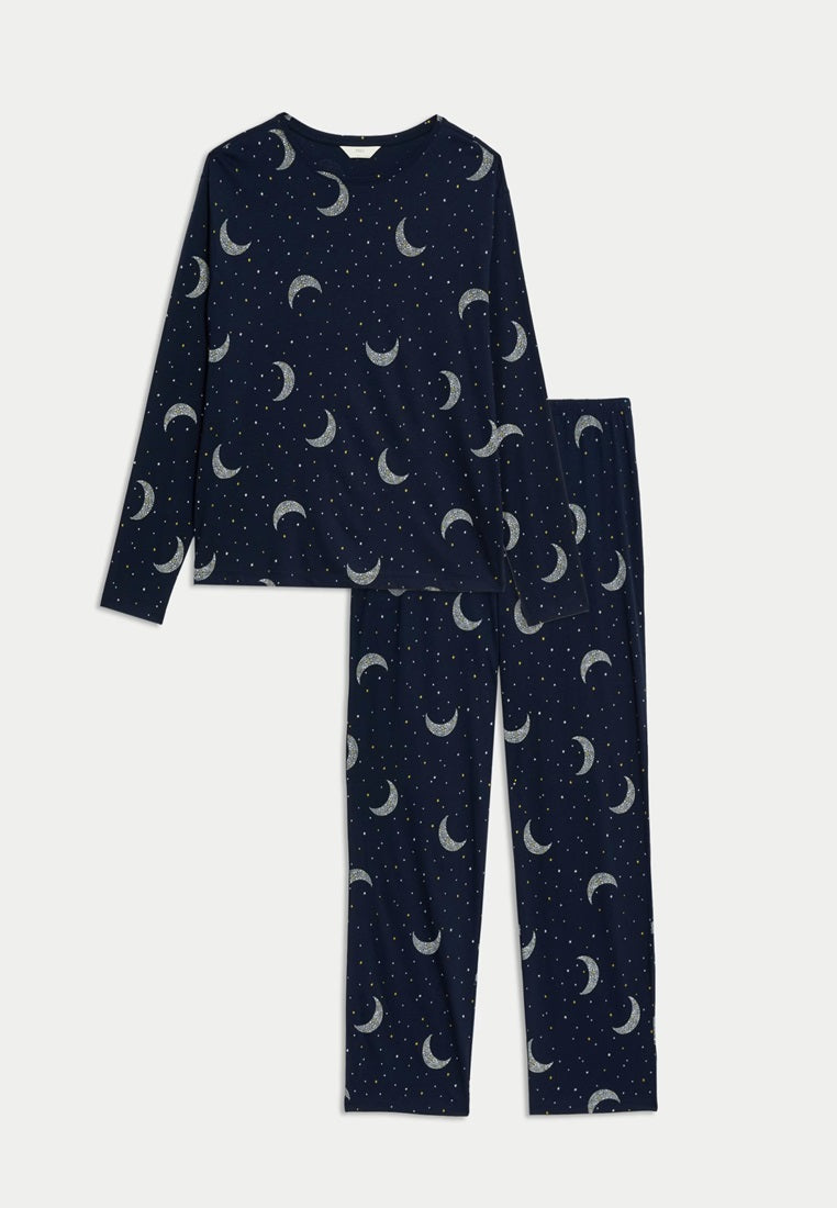 Cotton Rich Print Pyjama Set