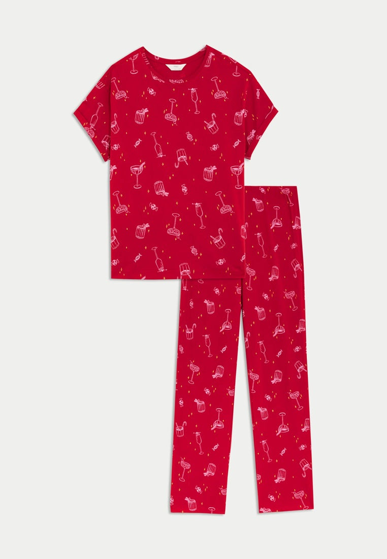 Pure Cotton Print Pyjama Set