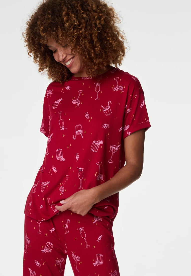 Pure Cotton Print Pyjama Set