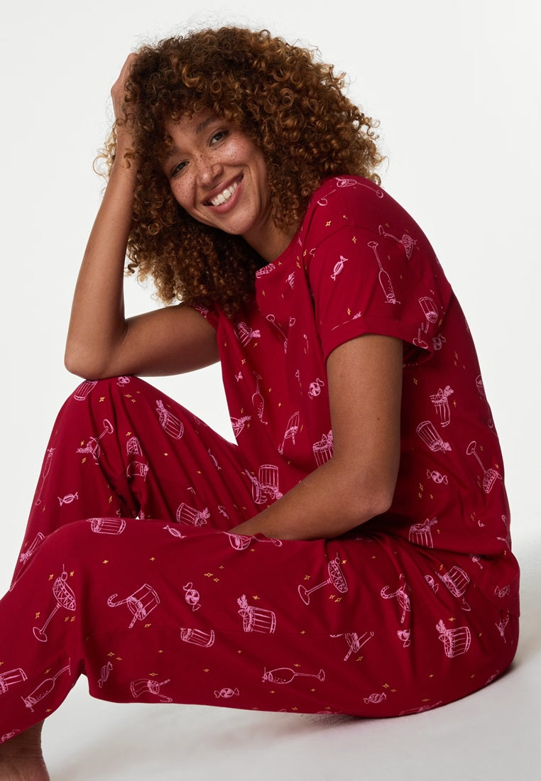 Pure Cotton Print Pyjama Set