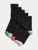 5pk Sumptuously Soft Ankle Socks