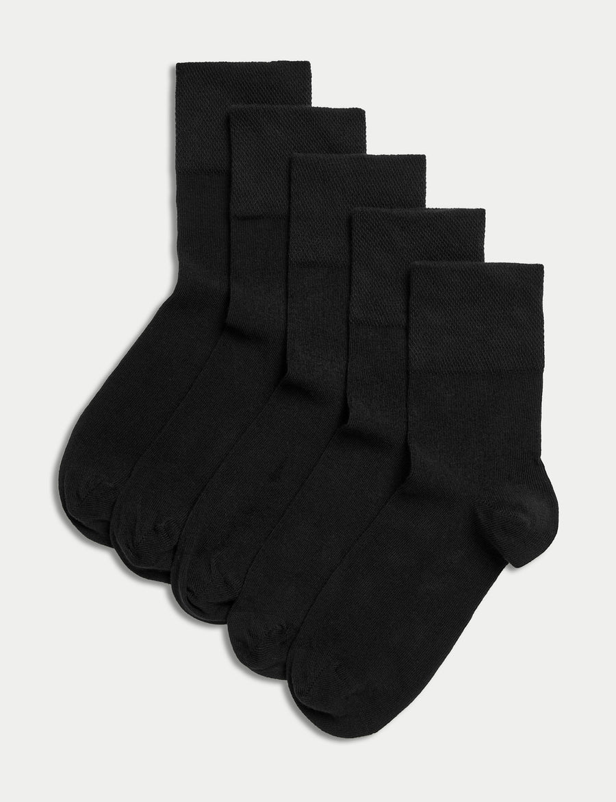 5pk Cotton Rich Ankle High Socks Marks & Spencer Philippines