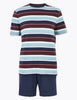 Pure Cotton Striped Pyjama Set