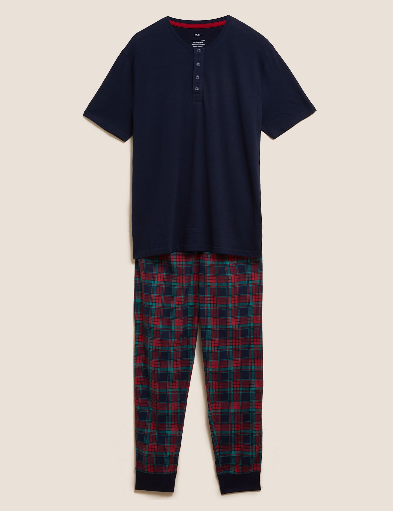 Supersoft Checked Pyjama Set