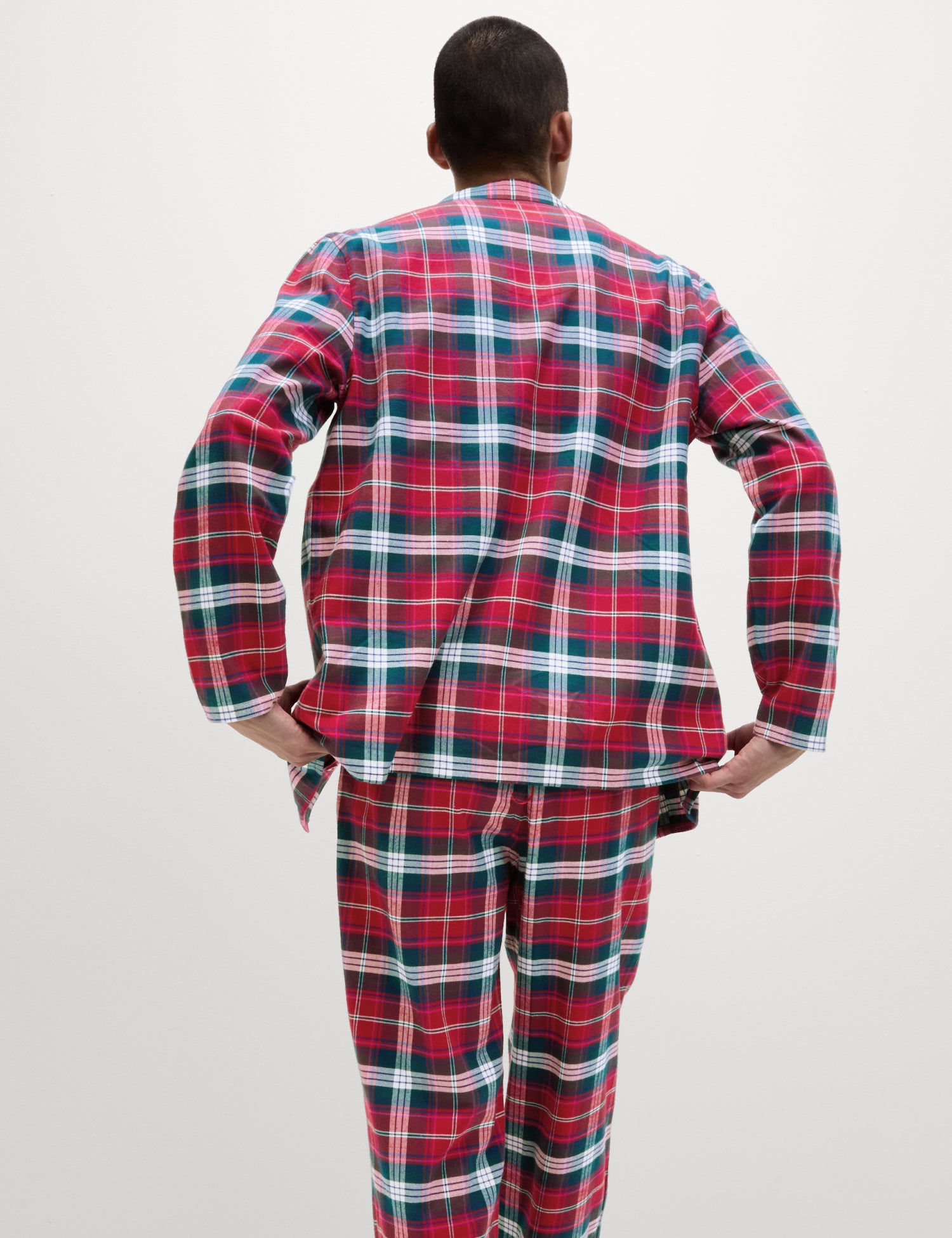 Men's Checked Family Christmas Pyjama Set