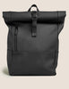 Rubberised Rolltop Backpack