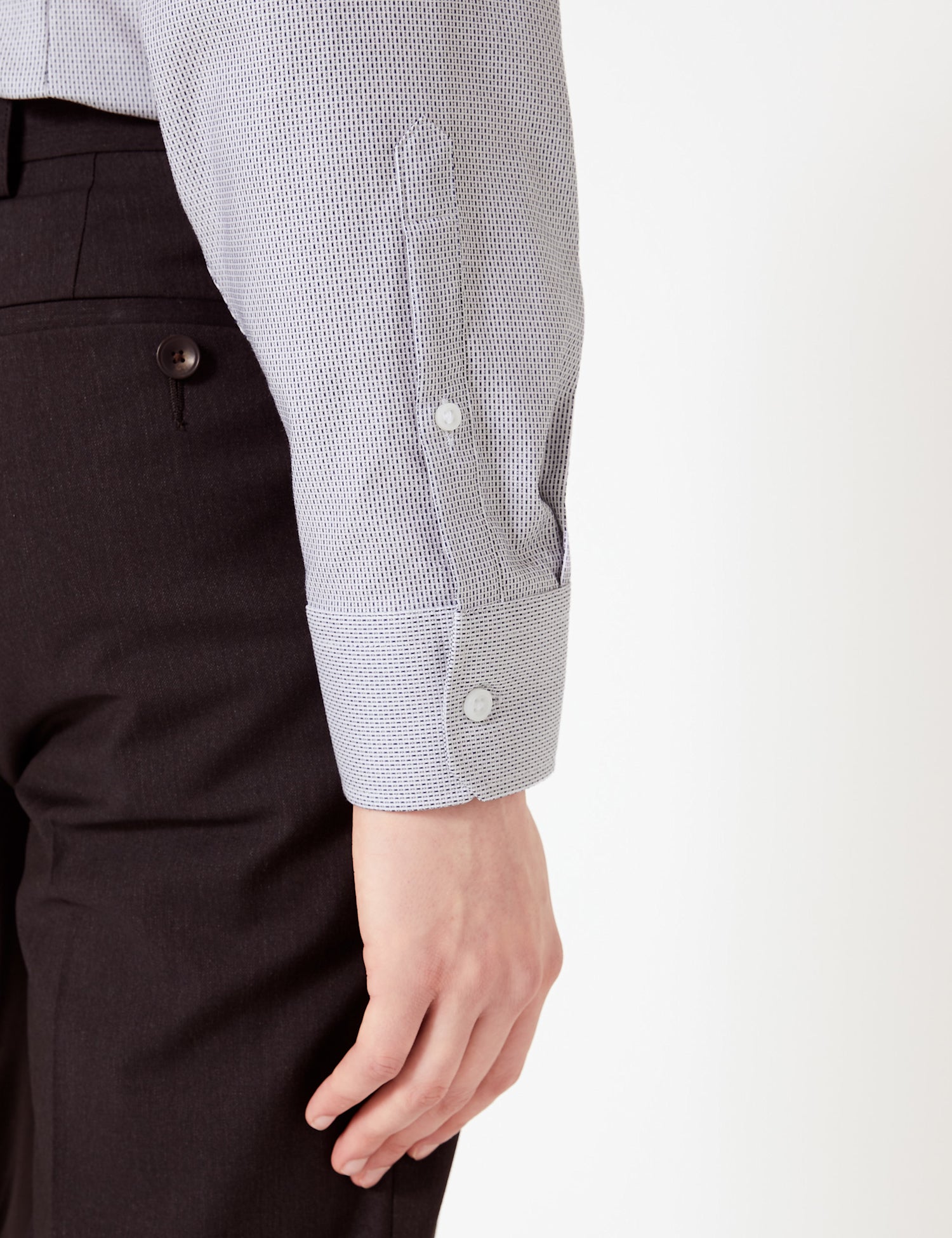 Slim Fit Easy Iron Shirt with Stretch