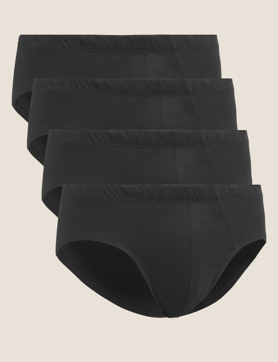 4pk Pure Cotton Cool & Fresh Assorted Slips