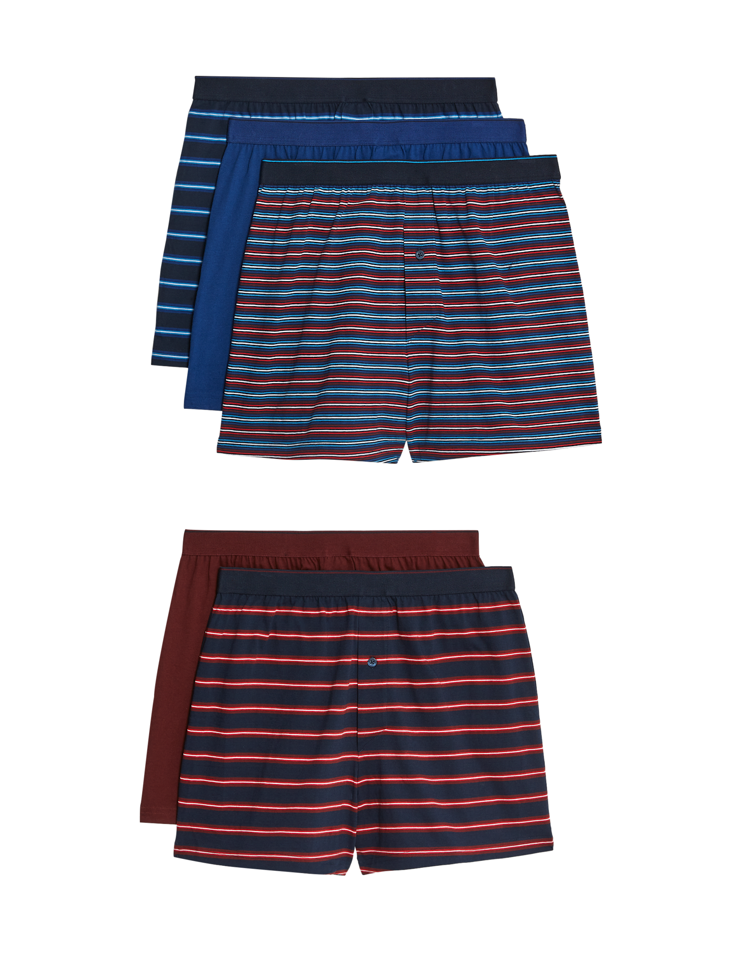 5pk Pure Cotton Cool & Fresh™ Jersey Boxers