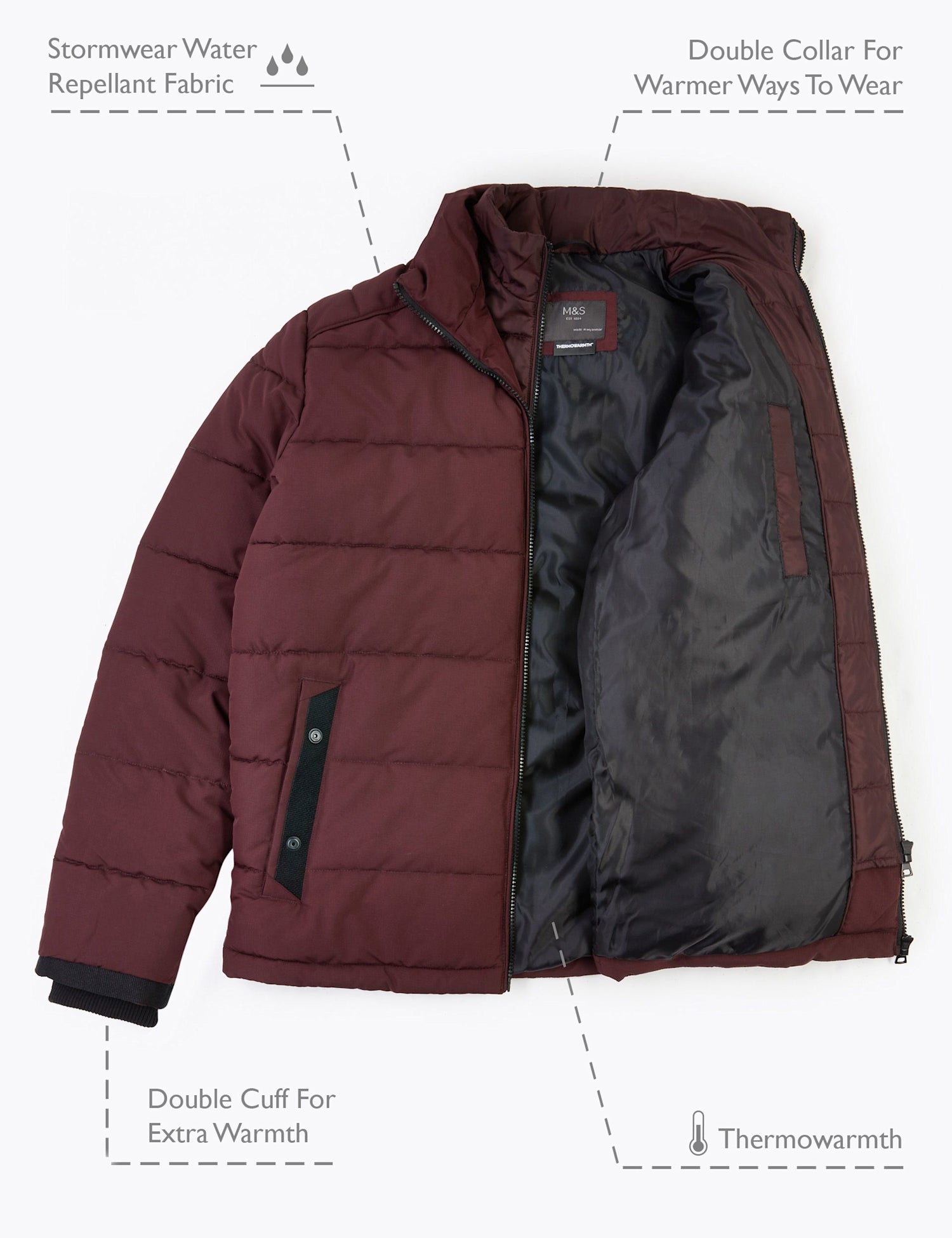 Quilted Puffer Jacket with Thermowarmth™