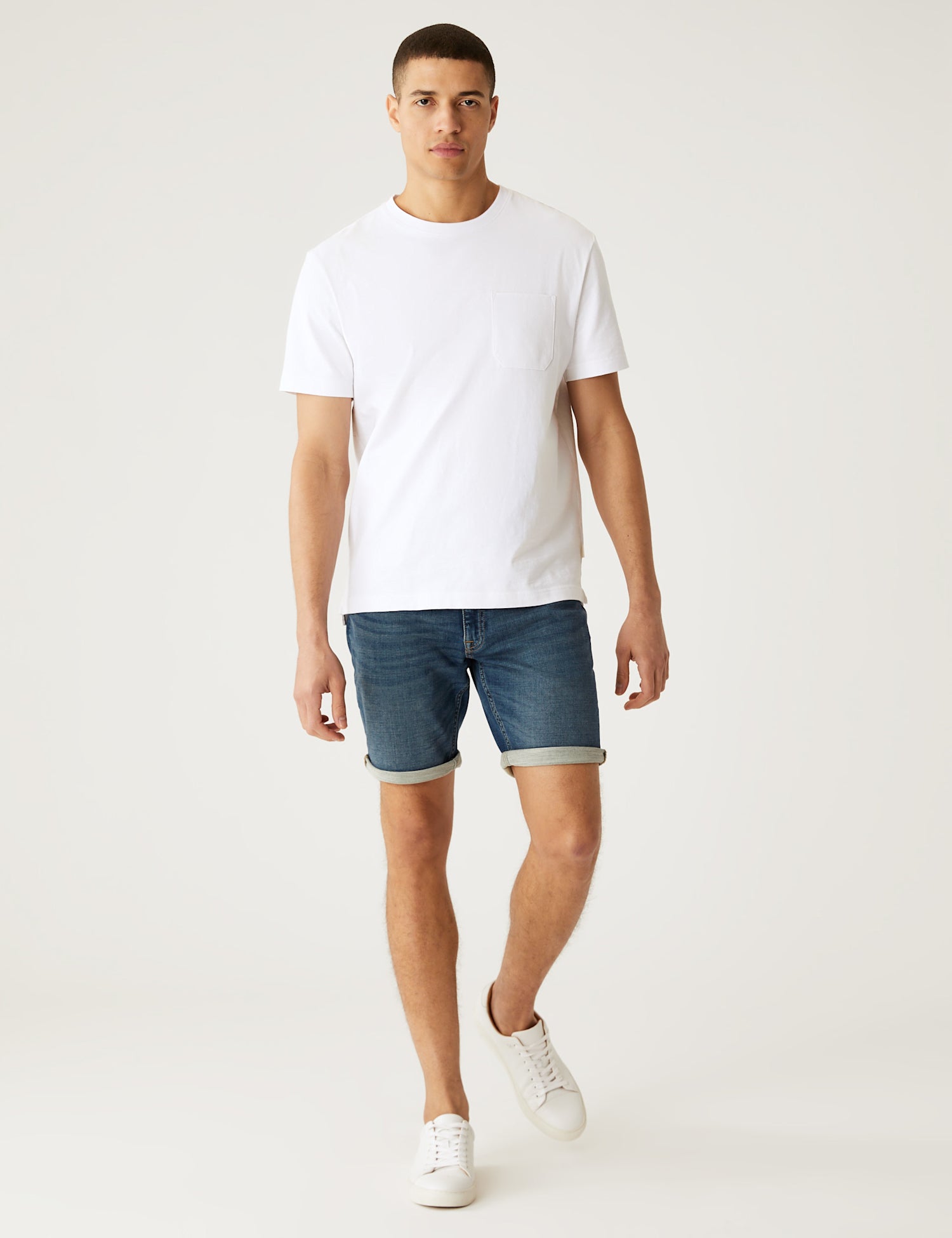 5 Pocket Denim Shorts