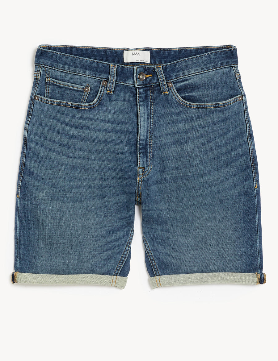 5 Pocket Denim Shorts
