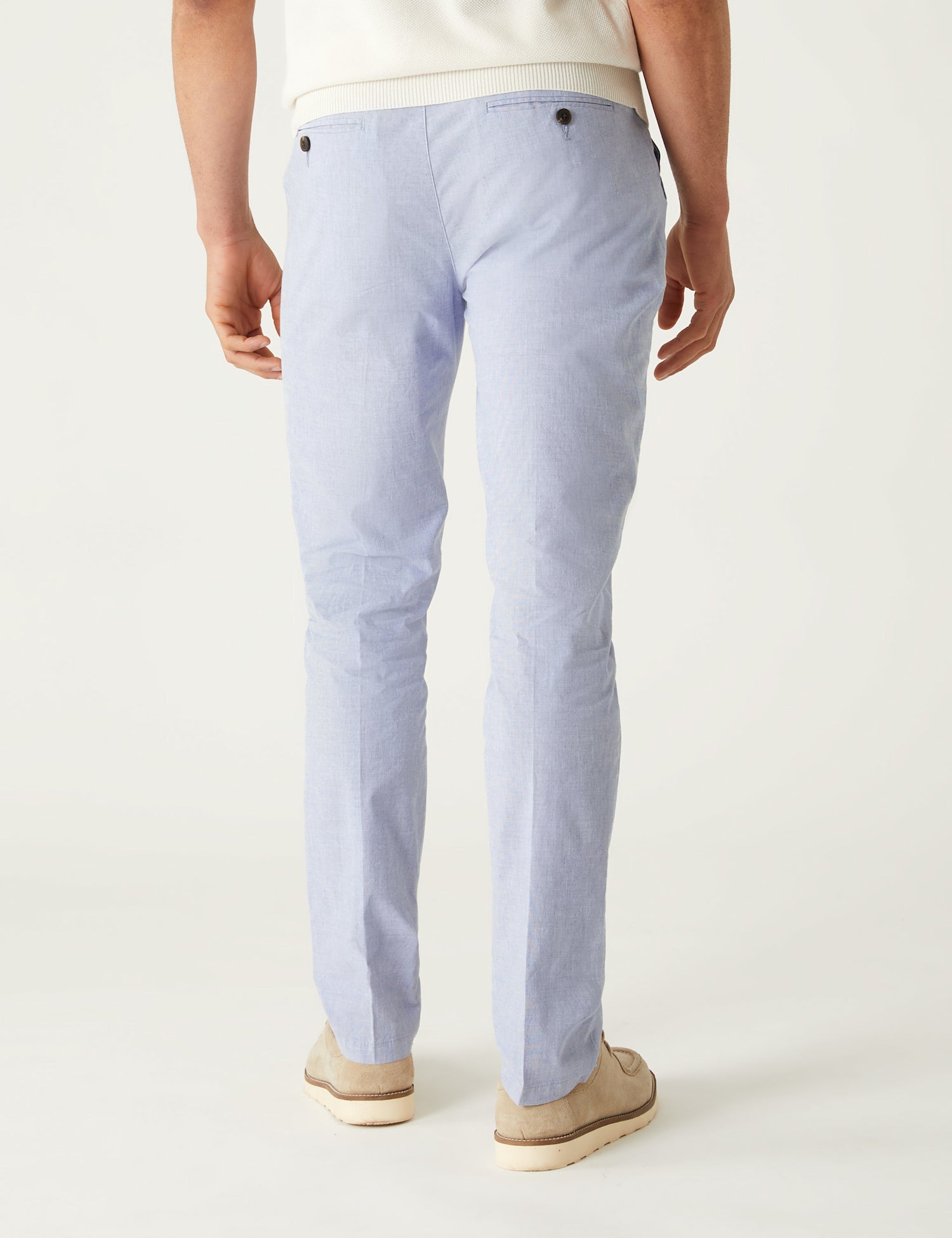 Slim Fit Textured Stretch Chinos