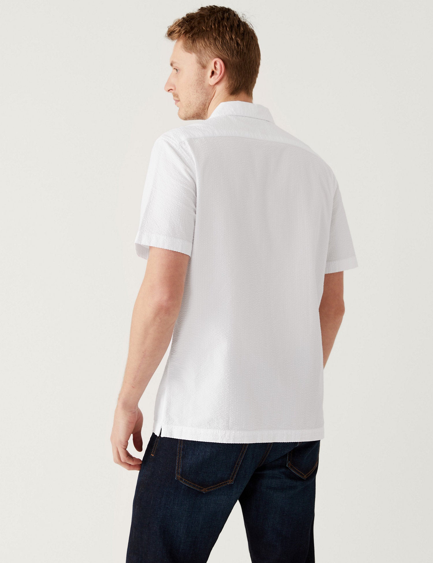 Pure Cotton Revere Shirt